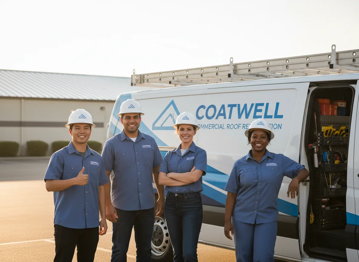Commercial roof coating company in Gasport, NY